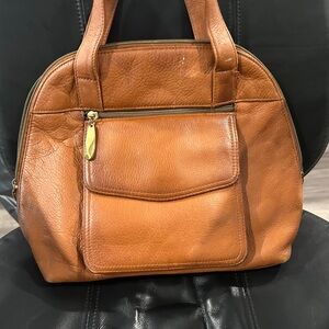 Vintage Valerie Steven’s Elegant Tan Leather Handbag